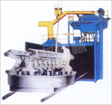 轉(zhuǎn)臺式拋噴丸清理機